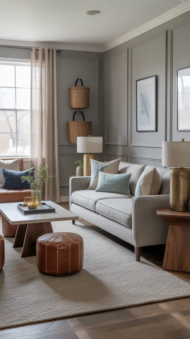 31 Gray Living Room Designs Ideas 2026: Modern, Minimalist, and Elegant Interiors