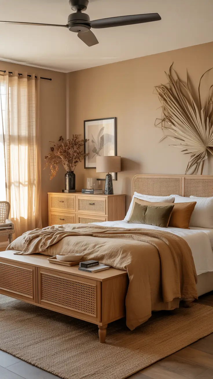 29 Neutrals Bedroom Ideas 2026 – Cozy, Earthy, and Moody Designs With Grey Bed and Black Accents