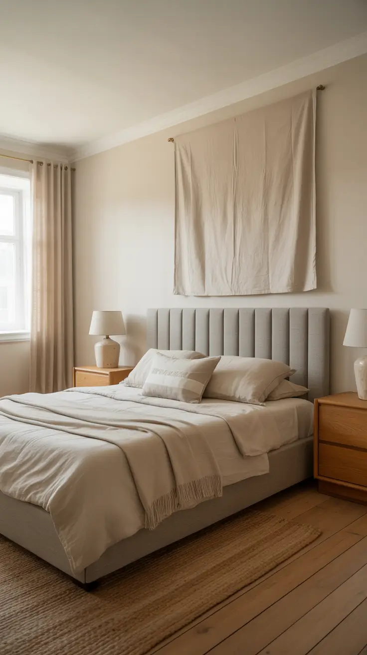 29 Neutrals Bedroom Ideas 2026 – Cozy, Earthy, and Moody Designs With Grey Bed and Black Accents