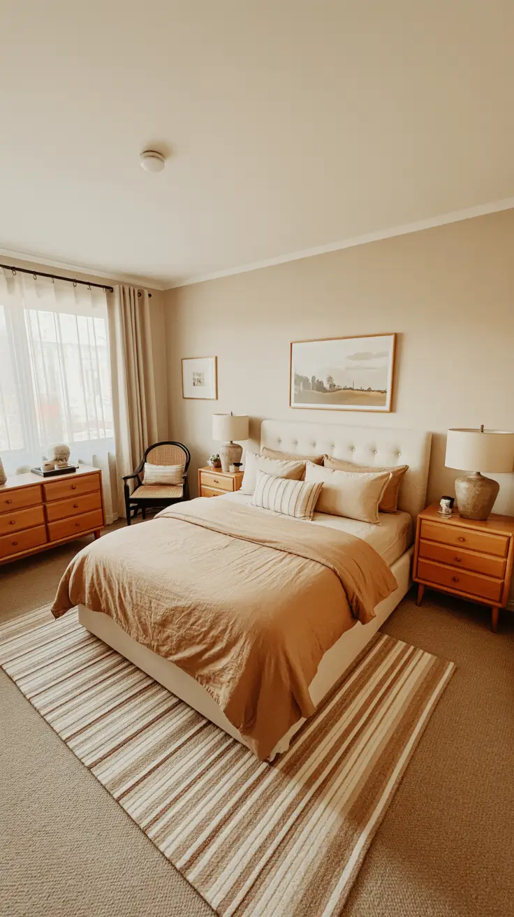 29 Neutrals Bedroom Ideas 2026 – Cozy, Earthy, and Moody Designs With Grey Bed and Black Accents