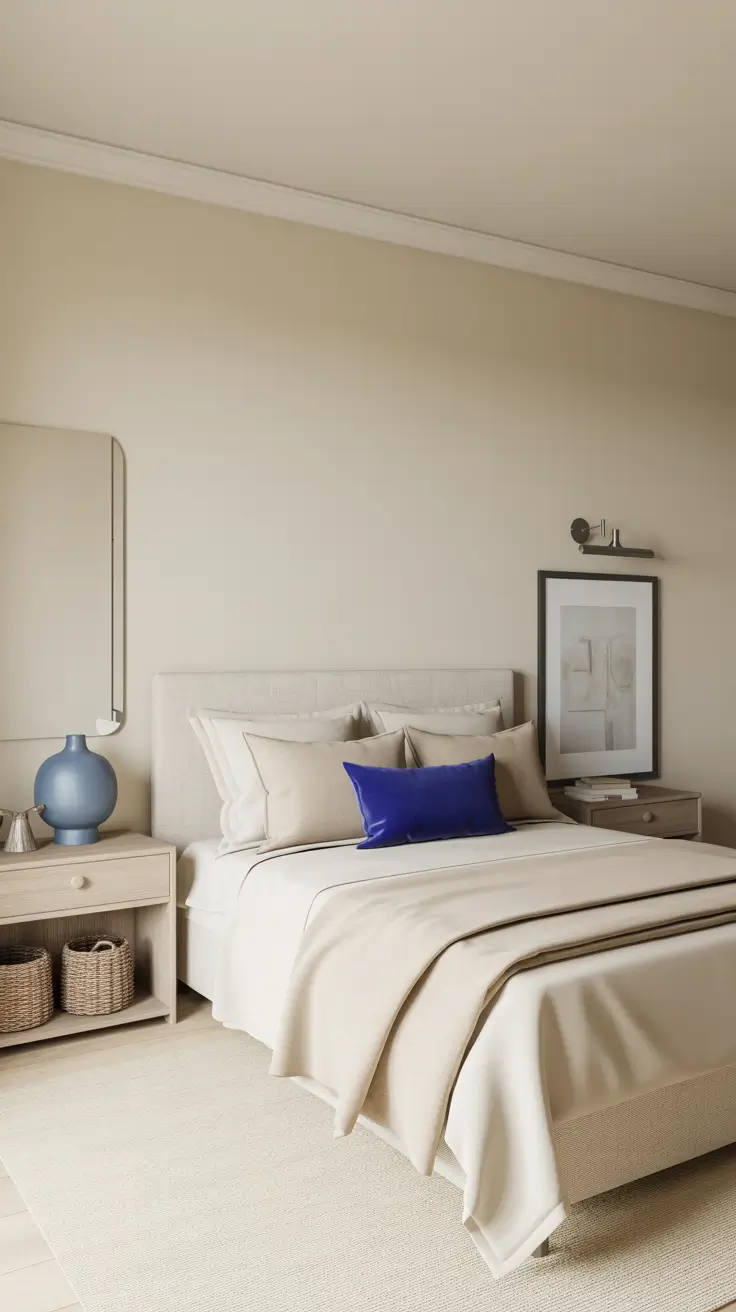 29 Neutrals Bedroom Ideas 2026 – Cozy, Earthy, and Moody Designs With Grey Bed and Black Accents