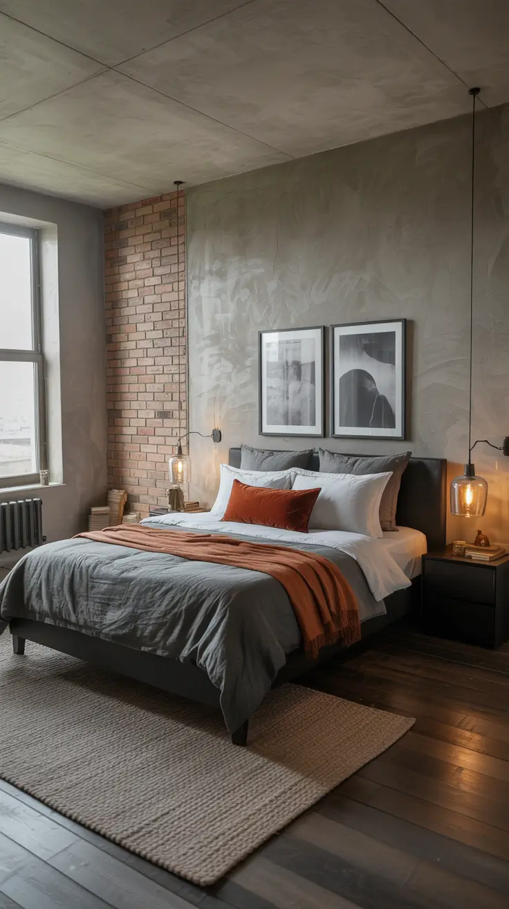 29 Neutrals Bedroom Ideas 2026 – Cozy, Earthy, and Moody Designs With Grey Bed and Black Accents