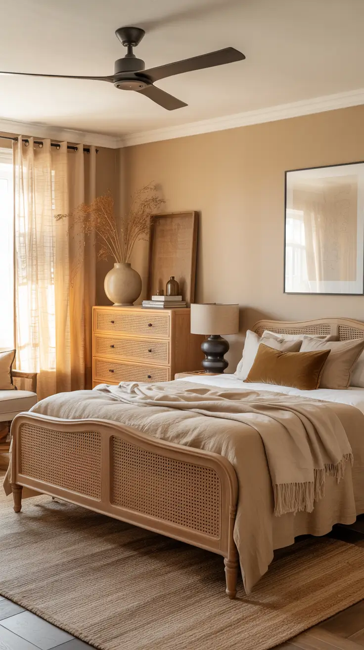 29 Neutrals Bedroom Ideas 2026 – Cozy, Earthy, and Moody Designs With Grey Bed and Black Accents