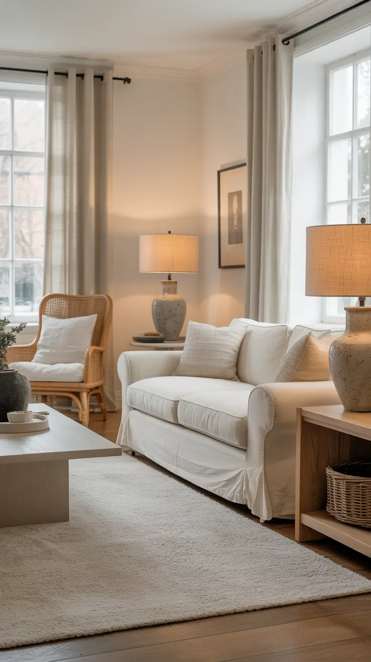 30 White Living Room Ideas 2026 - Modern, Scandinavian & Luxury White Living Room Inspirations