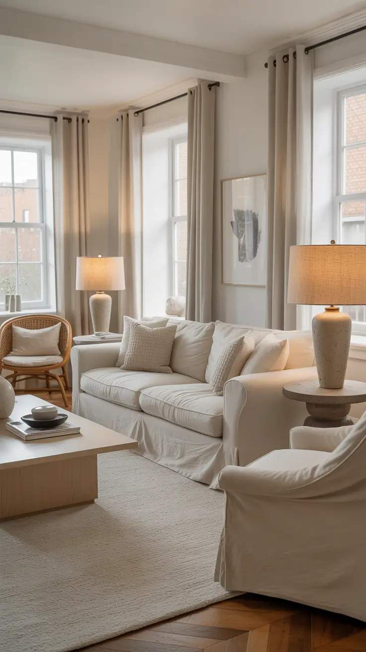 30 White Living Room Ideas 2026 - Modern, Scandinavian & Luxury White Living Room Inspirations