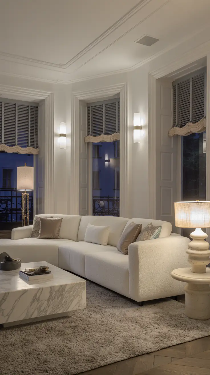 30 White Living Room Ideas 2026 - Modern, Scandinavian & Luxury White Living Room Inspirations