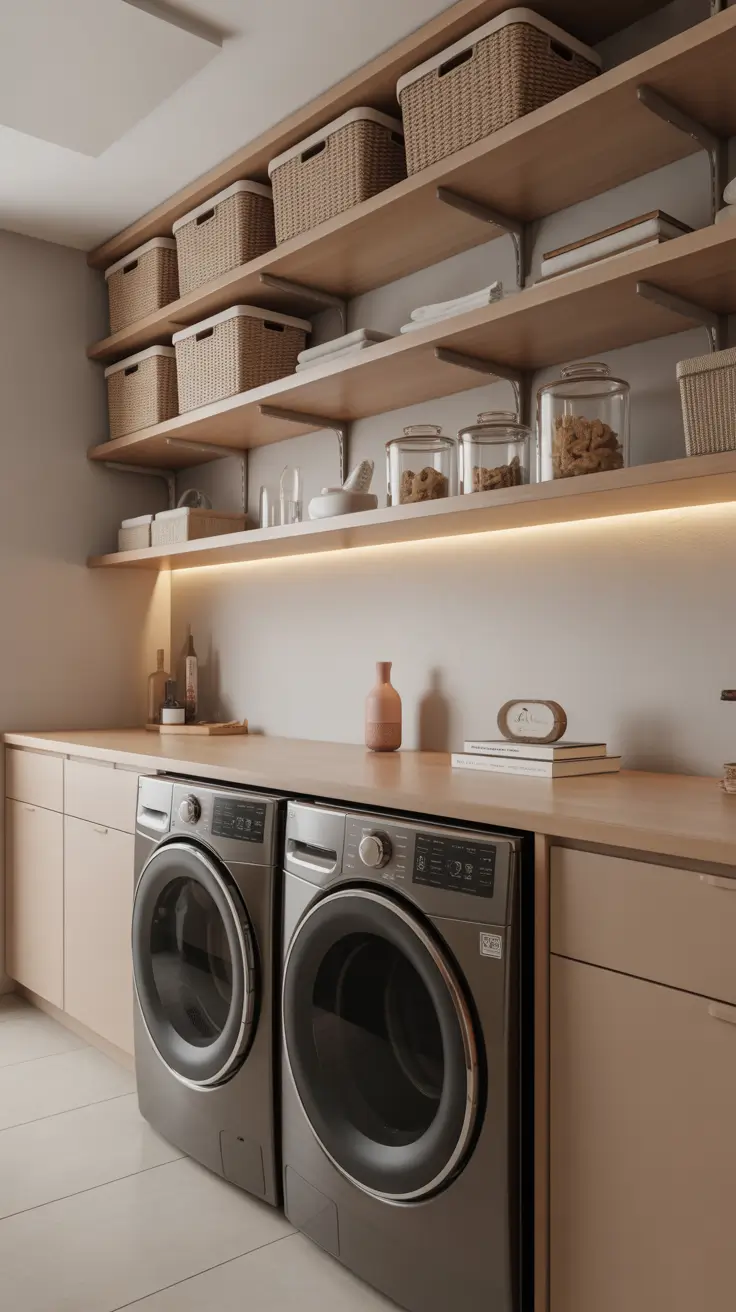 30 Laundry Room Shelves Ideas 2026: Creative, Modern, and Functional Storage Solutions