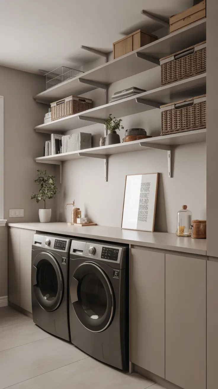 30 Laundry Room Shelves Ideas 2026: Creative, Modern, and Functional Storage Solutions