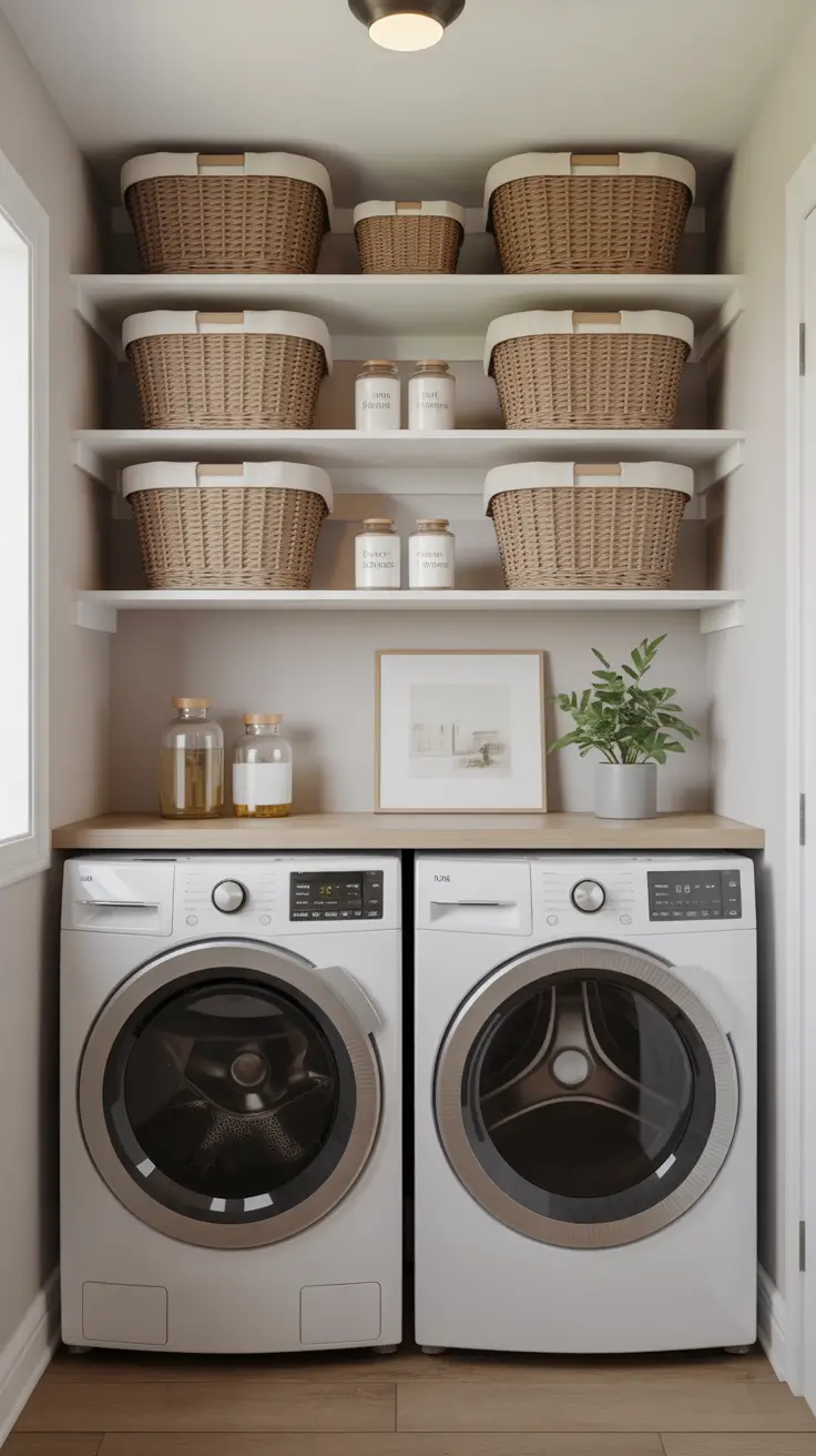 30 Laundry Room Shelves Ideas 2026: Creative, Modern, and Functional Storage Solutions