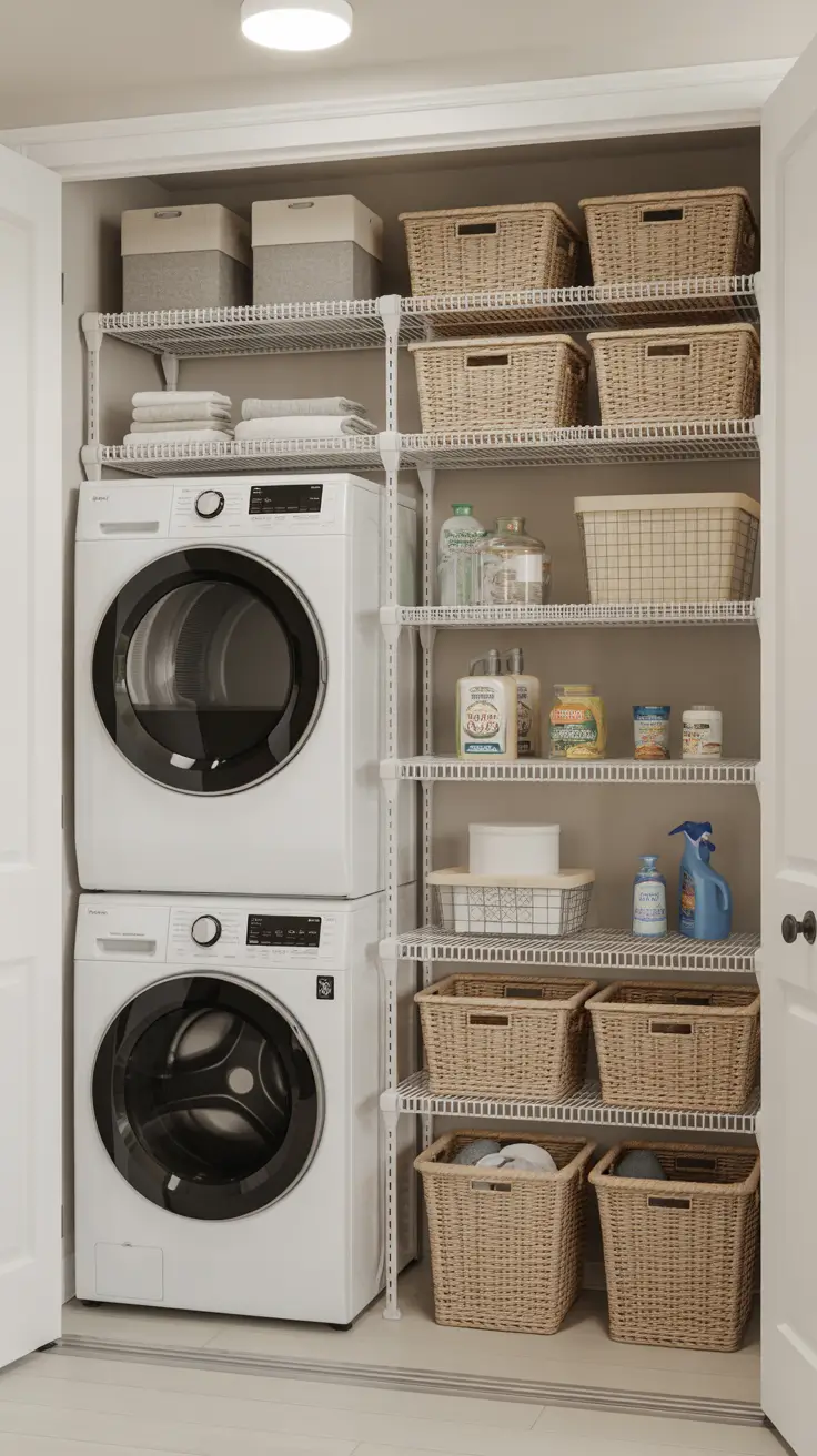 30 Laundry Room Shelves Ideas 2026: Creative, Modern, and Functional Storage Solutions