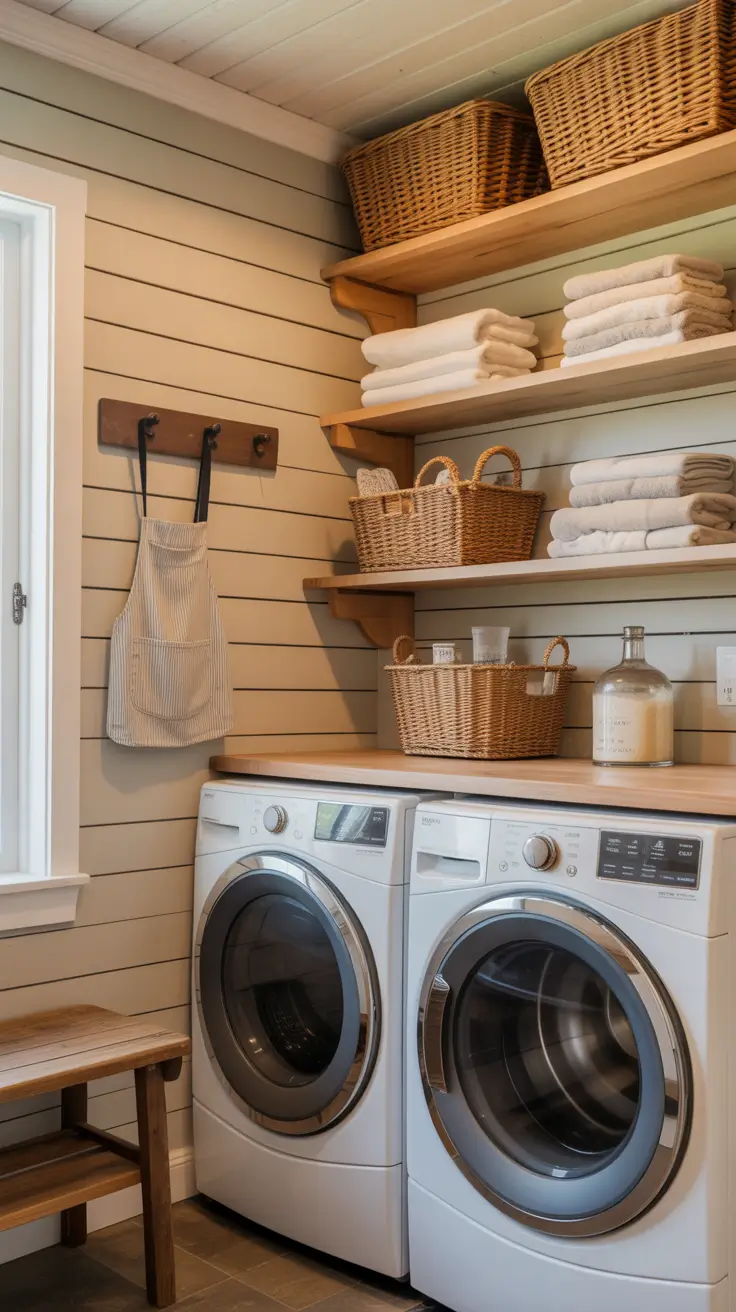 30 Laundry Room Shelves Ideas 2026: Creative, Modern, and Functional Storage Solutions
