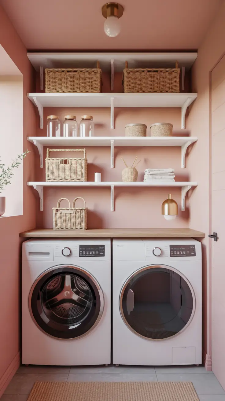 30 Laundry Room Shelves Ideas 2026: Creative, Modern, and Functional Storage Solutions