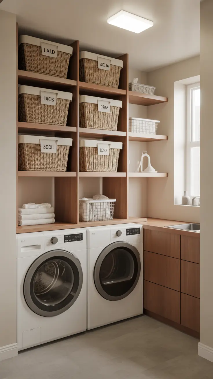 30 Laundry Room Shelves Ideas 2026: Creative, Modern, and Functional Storage Solutions