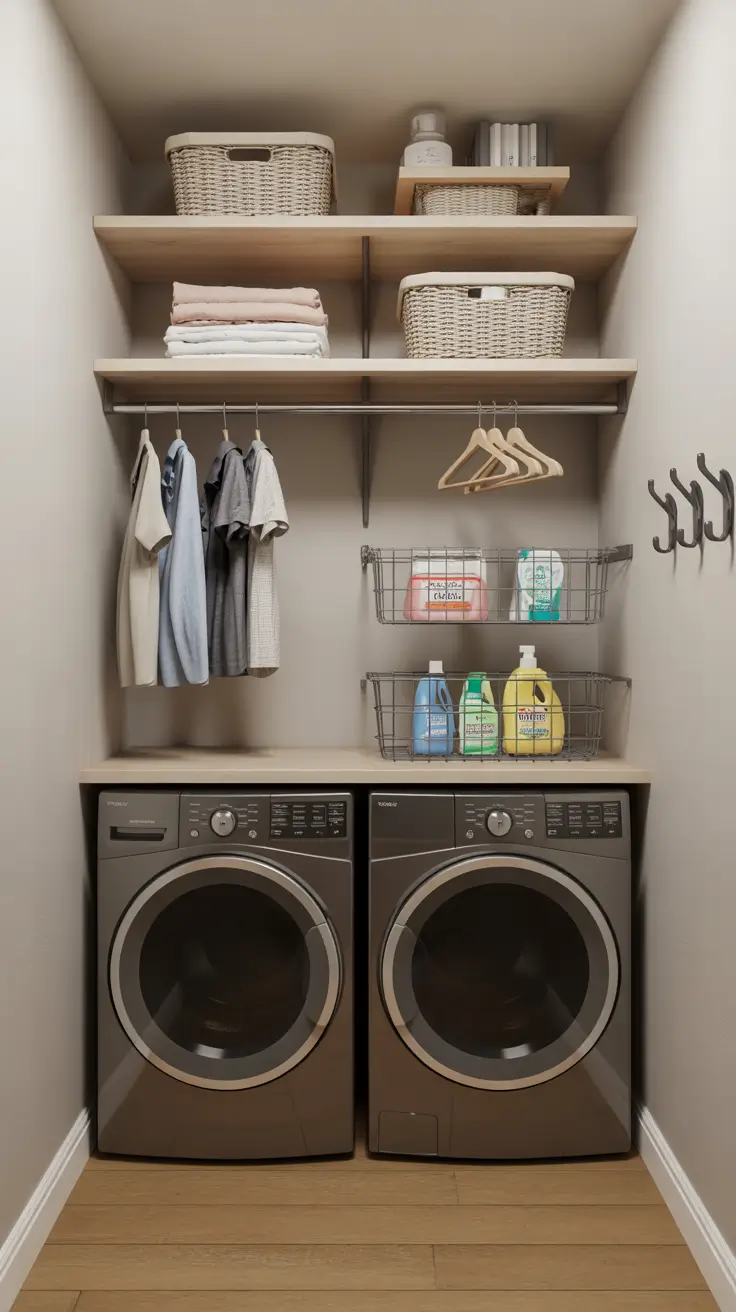 30 Laundry Room Shelves Ideas 2026: Creative, Modern, and Functional Storage Solutions