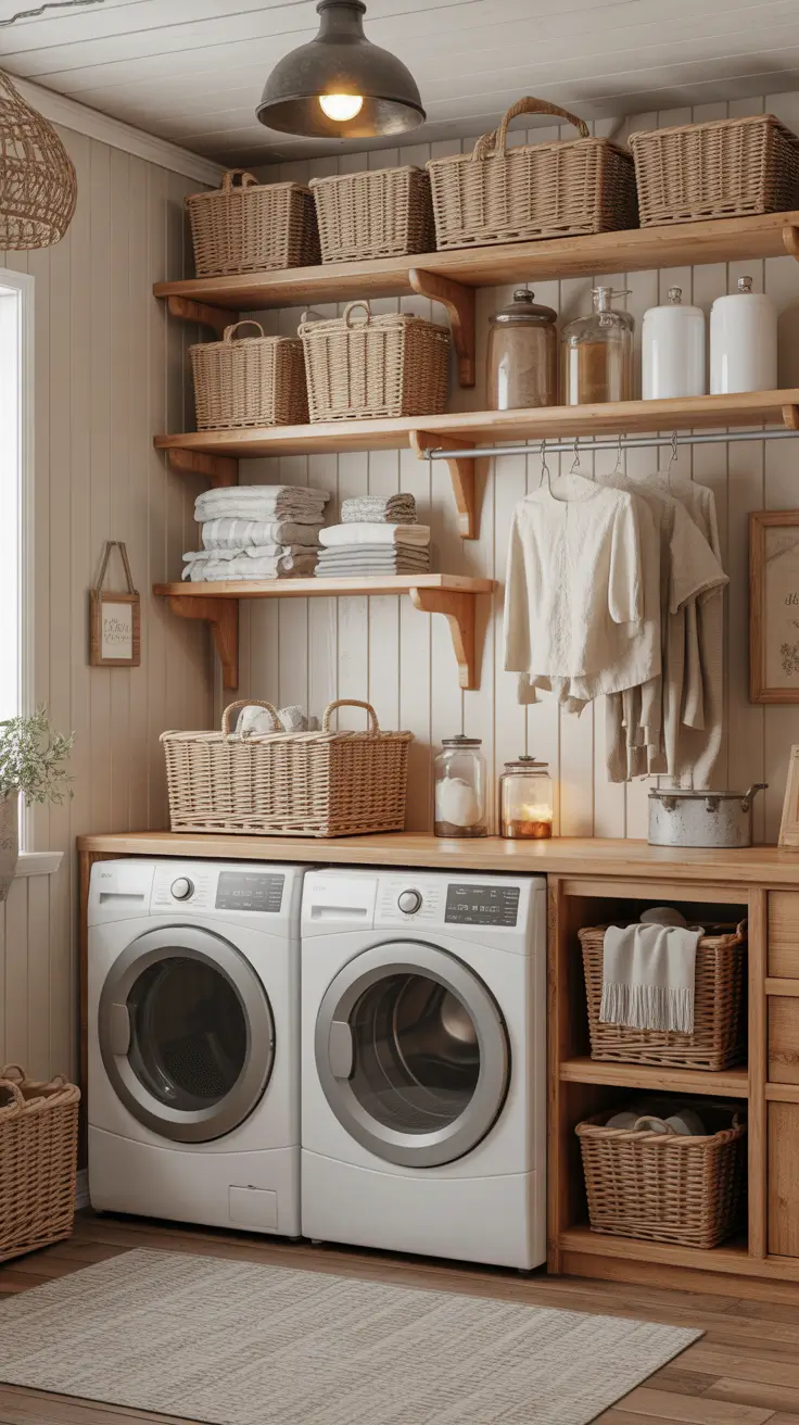 30 Laundry Room Shelves Ideas 2026: Creative, Modern, and Functional Storage Solutions