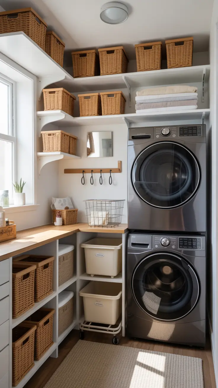 30 Laundry Room Shelves Ideas 2026: Creative, Modern, and Functional Storage Solutions