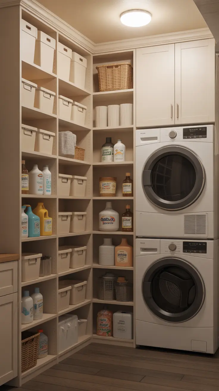 30 Laundry Room Shelves Ideas 2026: Creative, Modern, and Functional Storage Solutions
