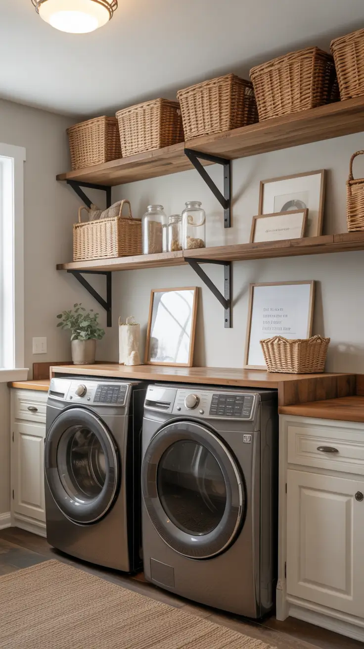 30 Laundry Room Shelves Ideas 2026: Creative, Modern, and Functional Storage Solutions