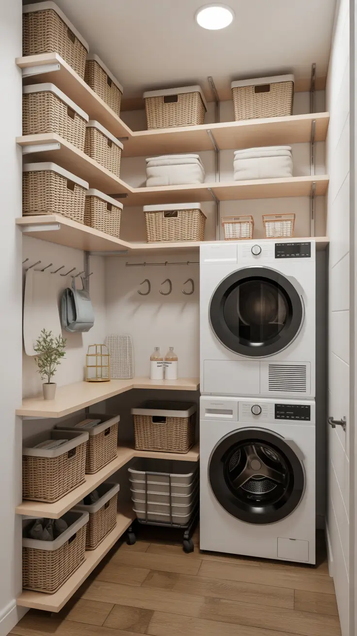 30 Laundry Room Shelves Ideas 2026: Creative, Modern, and Functional Storage Solutions