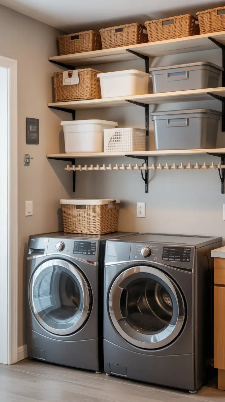 30 Laundry Room Shelves Ideas 2026: Creative, Modern, and Functional Storage Solutions