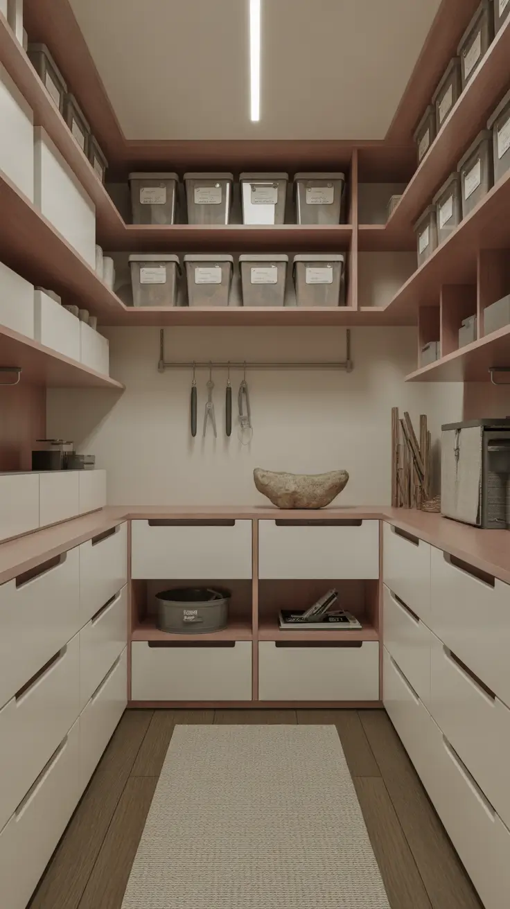 17 Best Narrow Walk-In Pantry Ideas 2026 for Smart Layout and Space-Saving Design