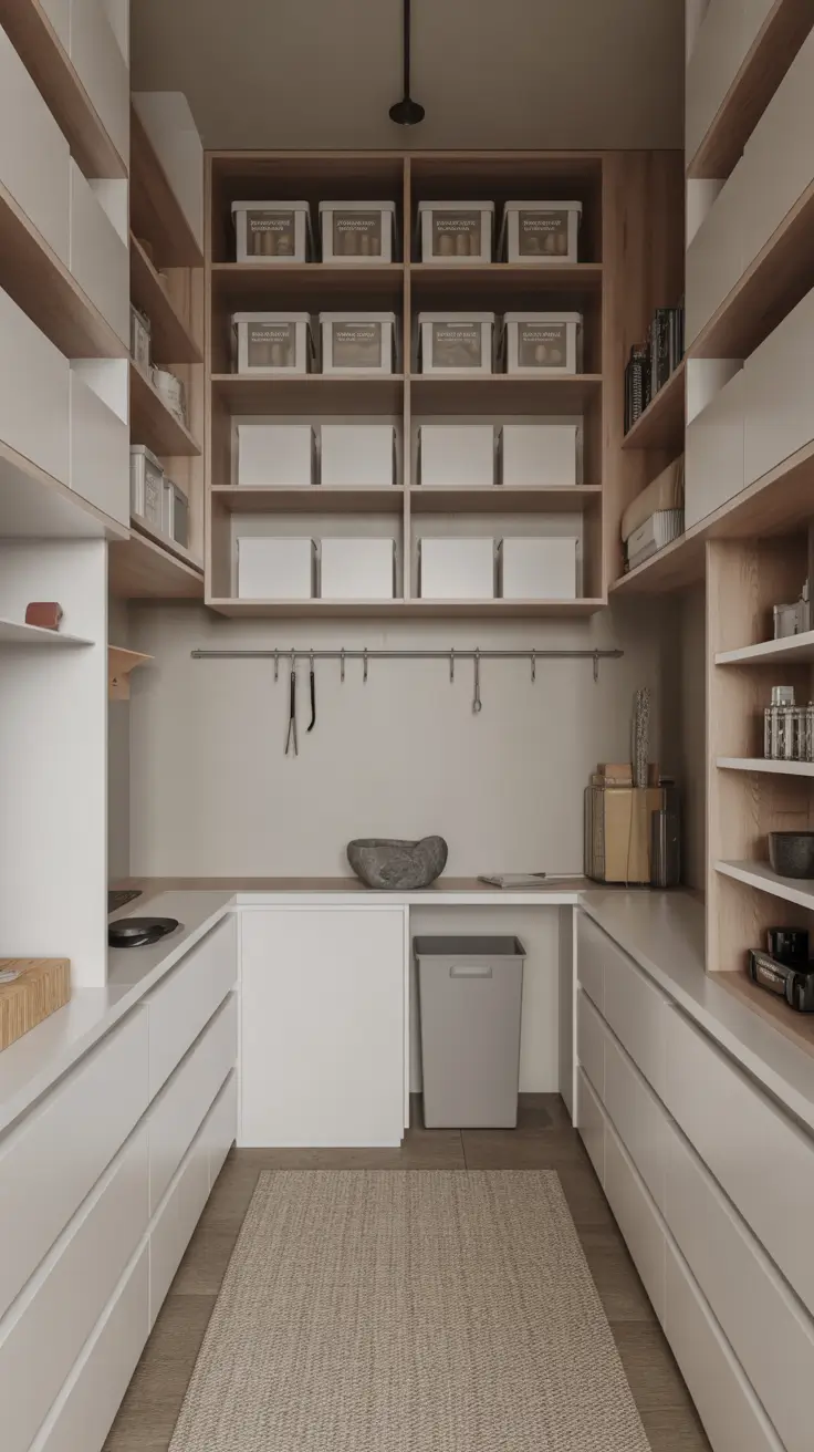 17 Best Narrow Walk-In Pantry Ideas 2026 for Smart Layout and Space-Saving Design