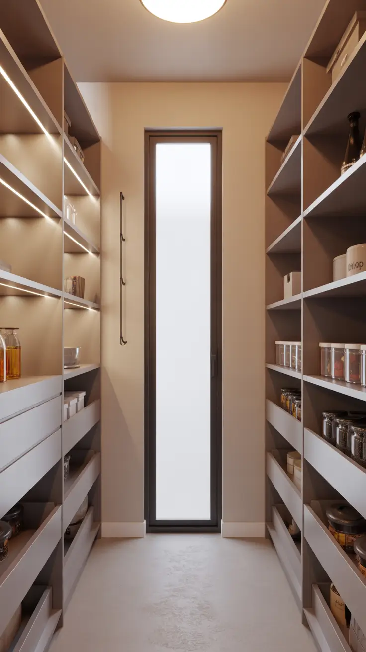 17 Best Narrow Walk-In Pantry Ideas 2026 for Smart Layout and Space-Saving Design