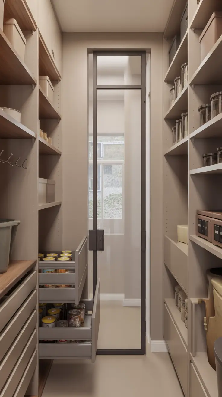 17 Best Narrow Walk-In Pantry Ideas 2026 for Smart Layout and Space-Saving Design