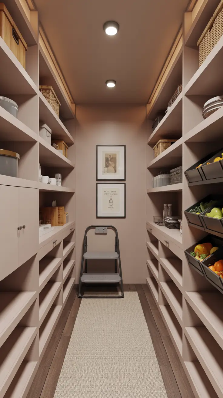 17 Best Narrow Walk-In Pantry Ideas 2026 for Smart Layout and Space-Saving Design