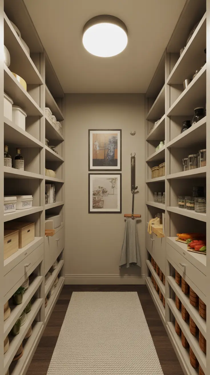 17 Best Narrow Walk-In Pantry Ideas 2026 for Smart Layout and Space-Saving Design