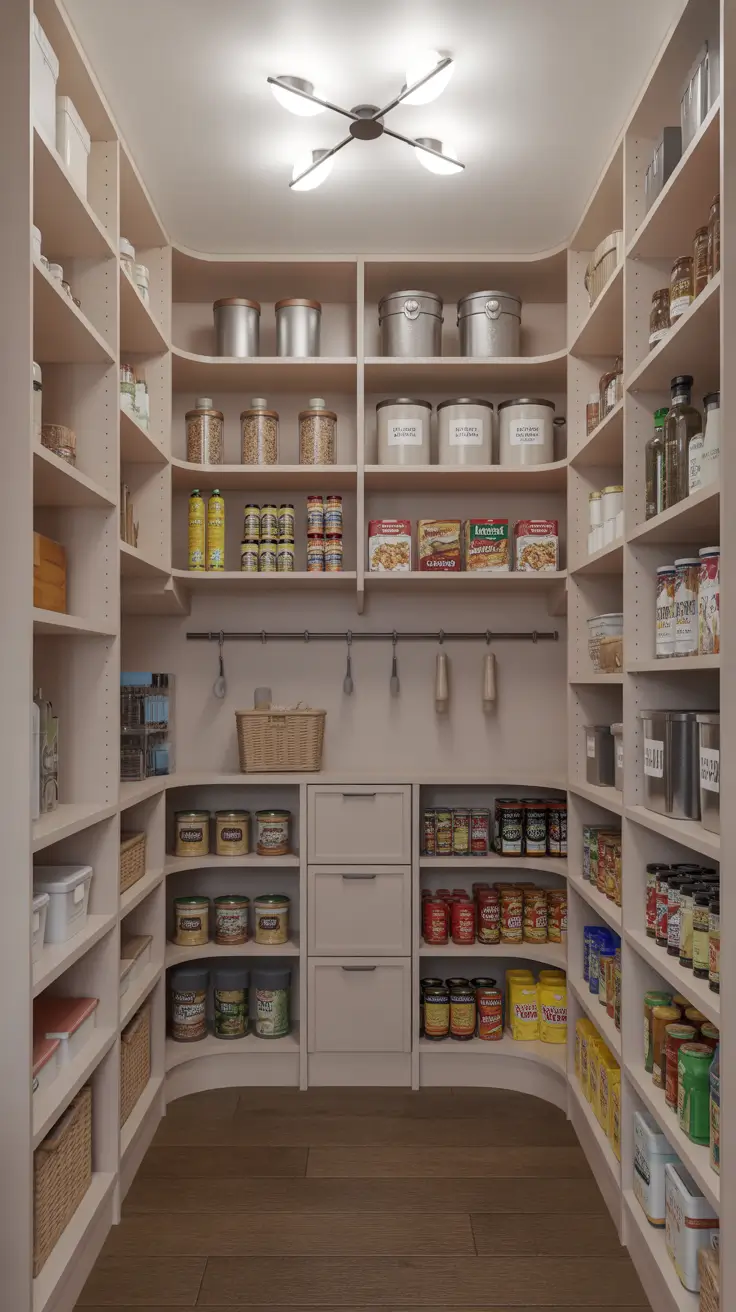 17 Best Narrow Walk-In Pantry Ideas 2026 for Smart Layout and Space-Saving Design