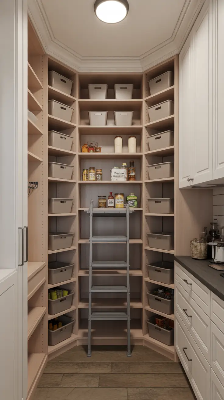 17 Best Narrow Walk-In Pantry Ideas 2026 for Smart Layout and Space-Saving Design
