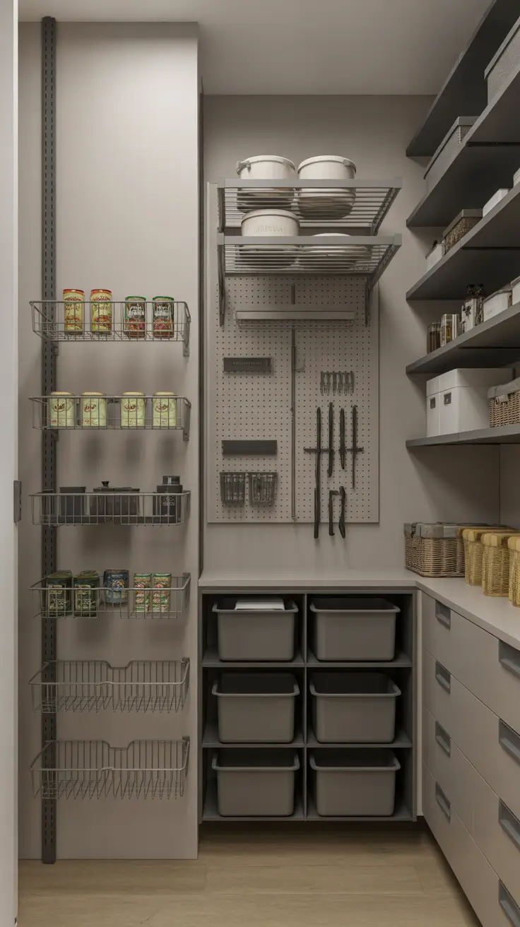 17 Best Narrow Walk-In Pantry Ideas 2026 for Smart Layout and Space-Saving Design