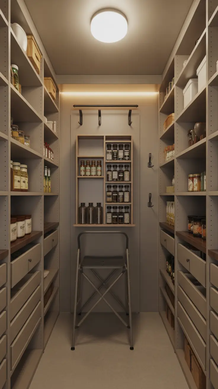 17 Best Narrow Walk-In Pantry Ideas 2026 for Smart Layout and Space-Saving Design