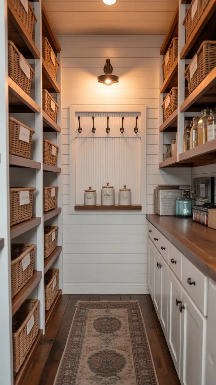 17 Best Narrow Walk-In Pantry Ideas 2026 for Smart Layout and Space-Saving Design