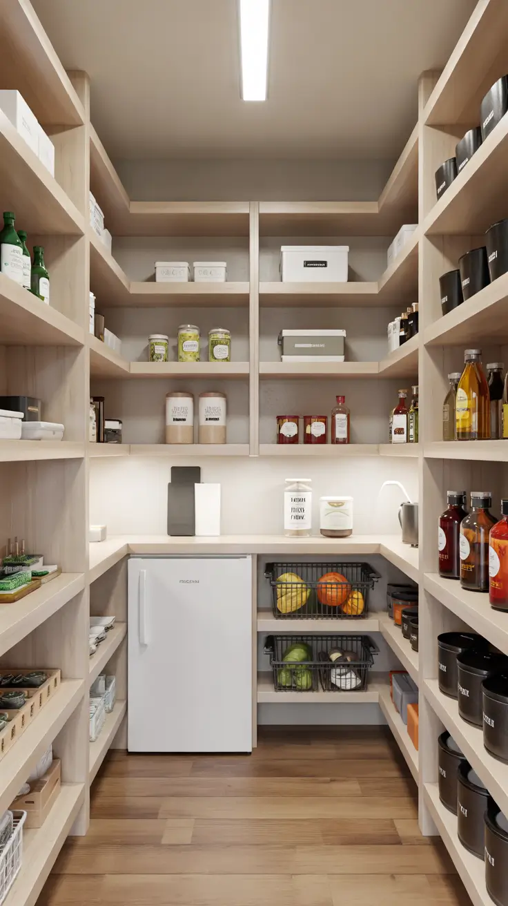 32 Walk In Pantry Ideas 2026 - Modern Layouts, Storage Inspiration, and Minimalist Designs