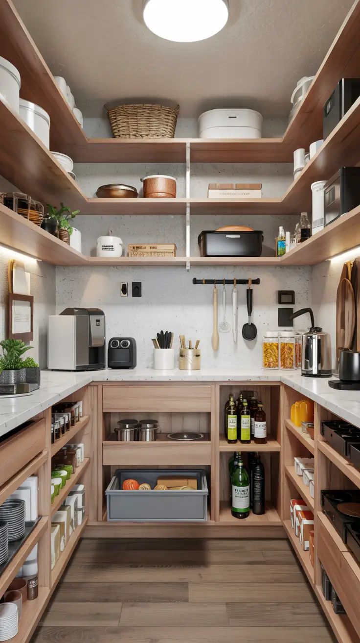 32 Walk In Pantry Ideas 2026 - Modern Layouts, Storage Inspiration, and Minimalist Designs