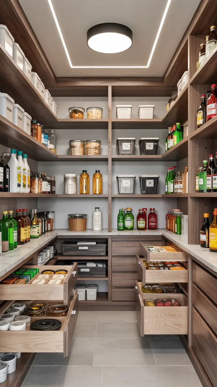 32 Walk In Pantry Ideas 2026 - Modern Layouts, Storage Inspiration, and Minimalist Designs