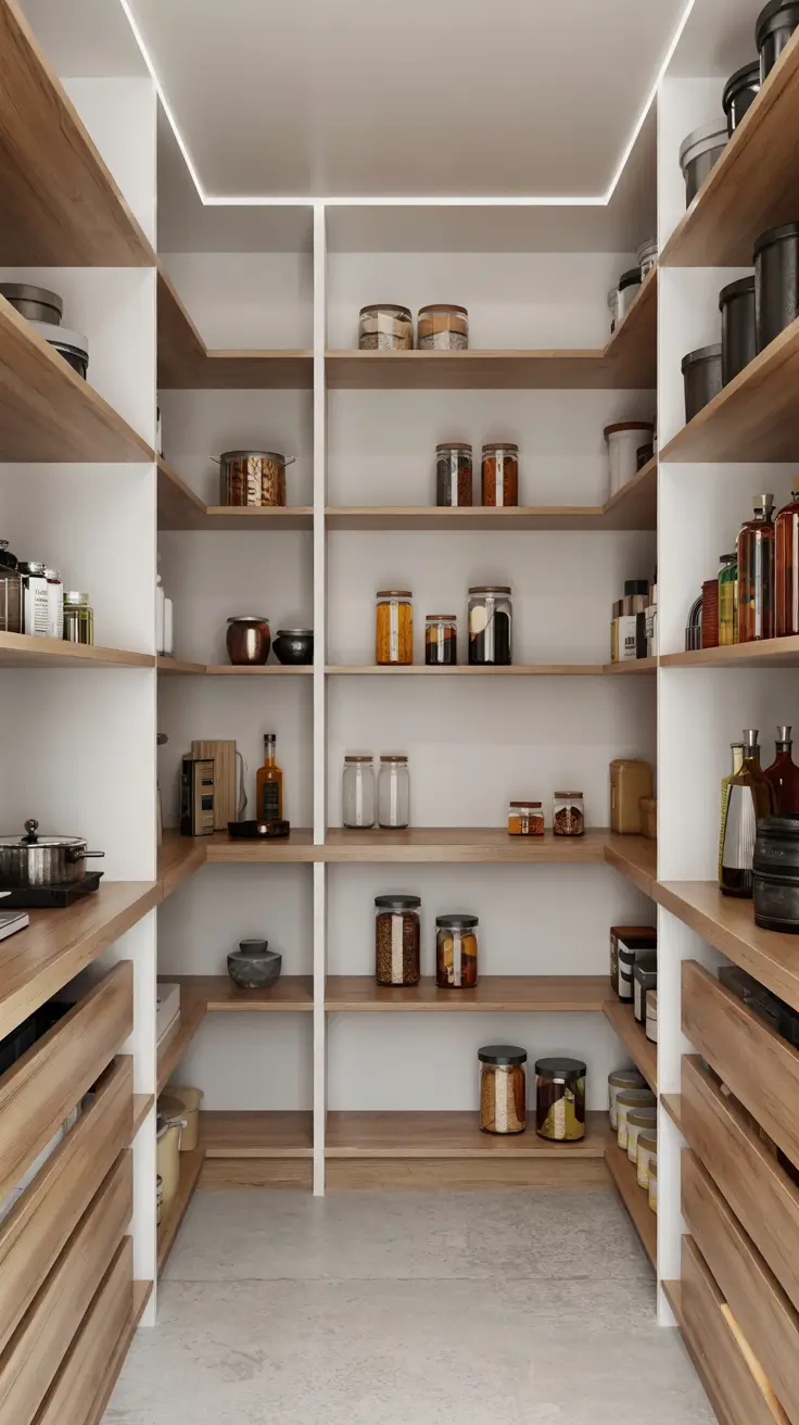 32 Walk In Pantry Ideas 2026 - Modern Layouts, Storage Inspiration, and Minimalist Designs