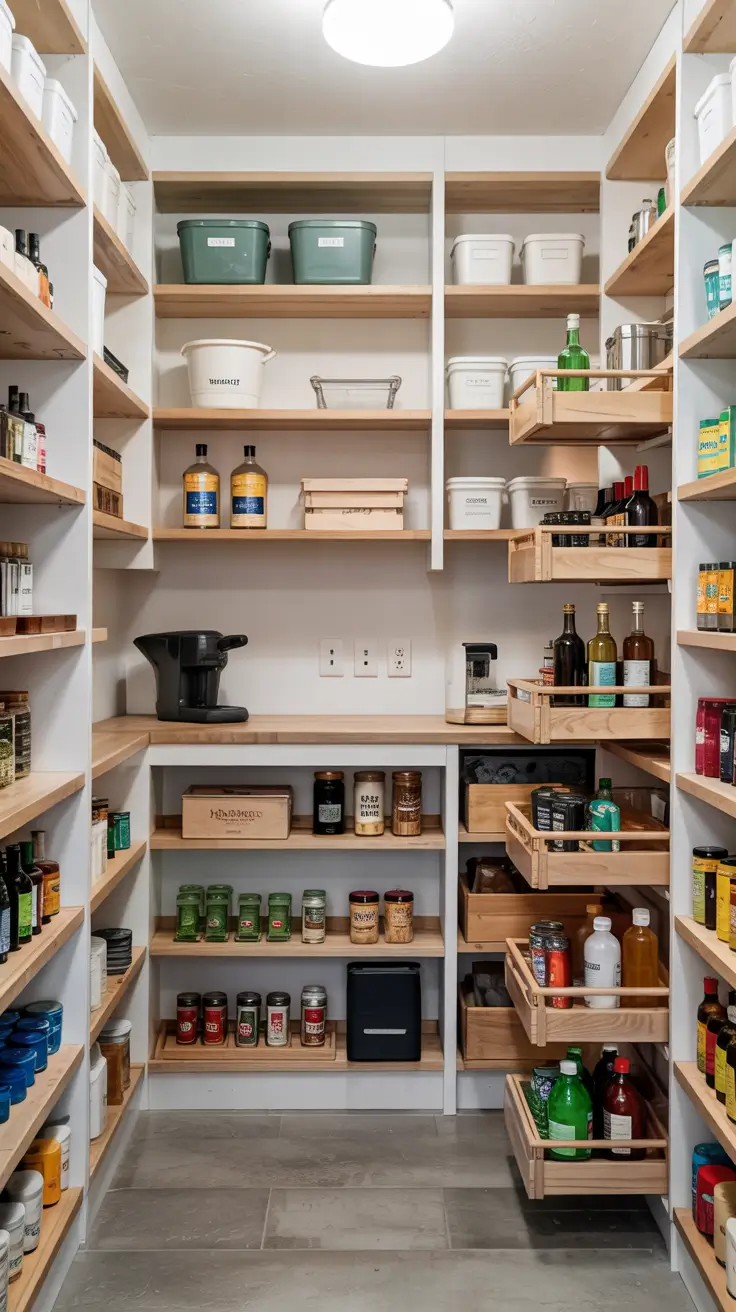 32 Walk In Pantry Ideas 2026 - Modern Layouts, Storage Inspiration, and Minimalist Designs