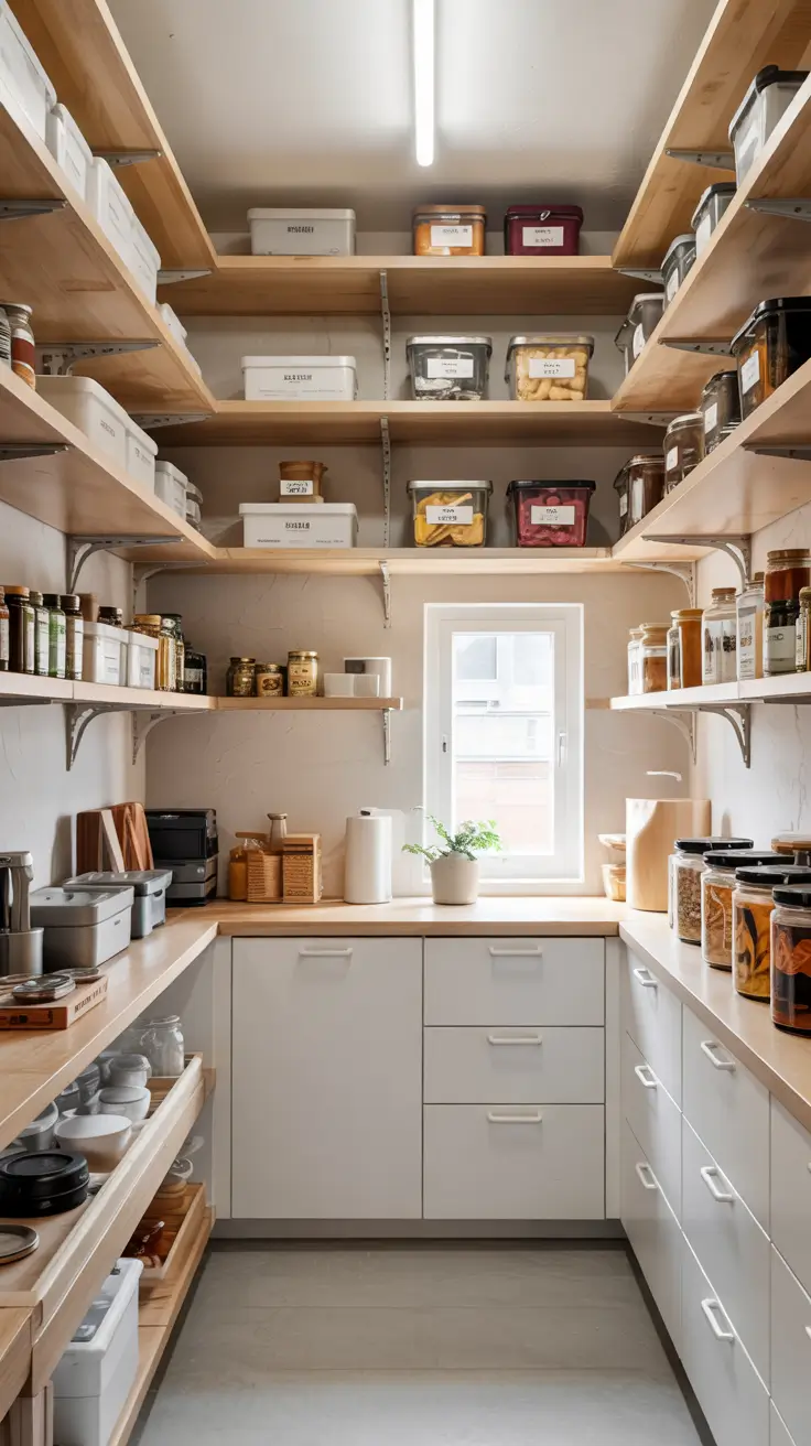 32 Walk In Pantry Ideas 2026 - Modern Layouts, Storage Inspiration, and Minimalist Designs