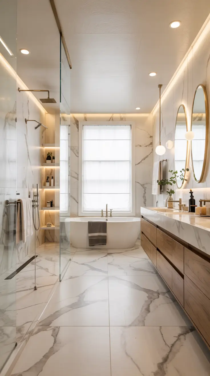 34 Bathroom Interior Ideas 2026: Modern, Luxury, Farmhouse, Bohemian, and More