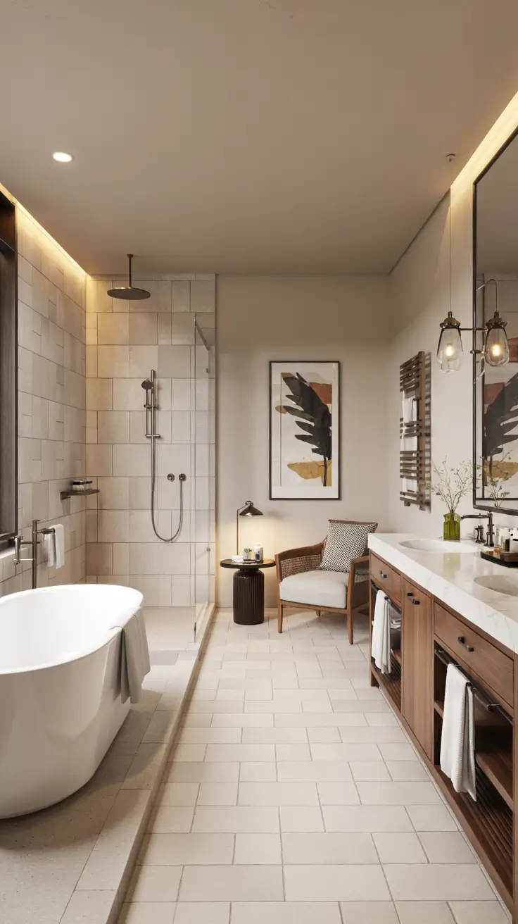 34 Bathroom Interior Ideas 2026: Modern, Luxury, Farmhouse, Bohemian, and More
