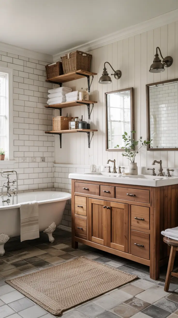 34 Bathroom Interior Ideas 2026: Modern, Luxury, Farmhouse, Bohemian, and More