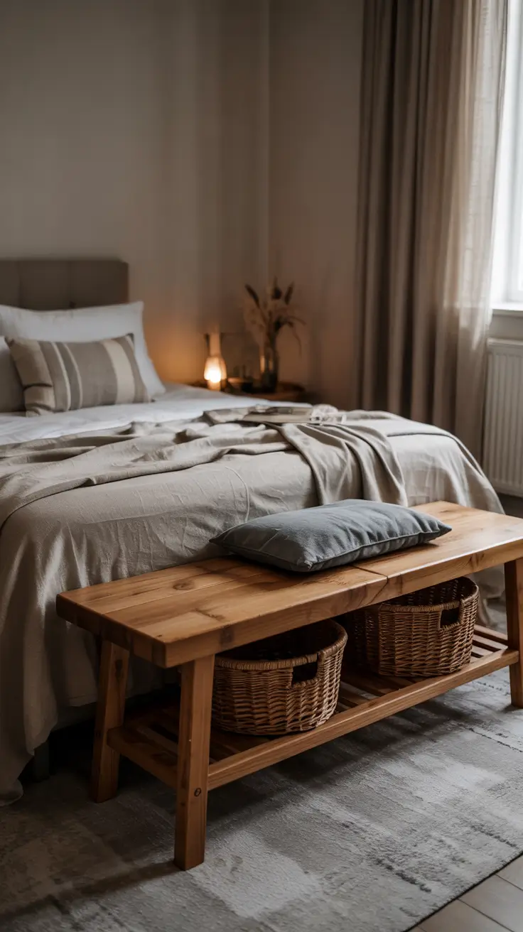 28 Bedroom Bench Ideas 2026 For Modern, Small, And Stylish Spaces