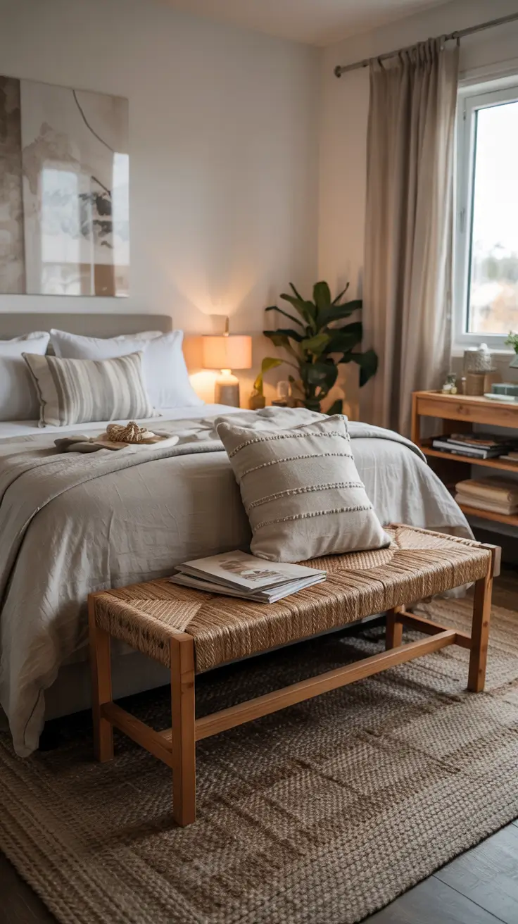 28 Bedroom Bench Ideas 2026 For Modern, Small, And Stylish Spaces