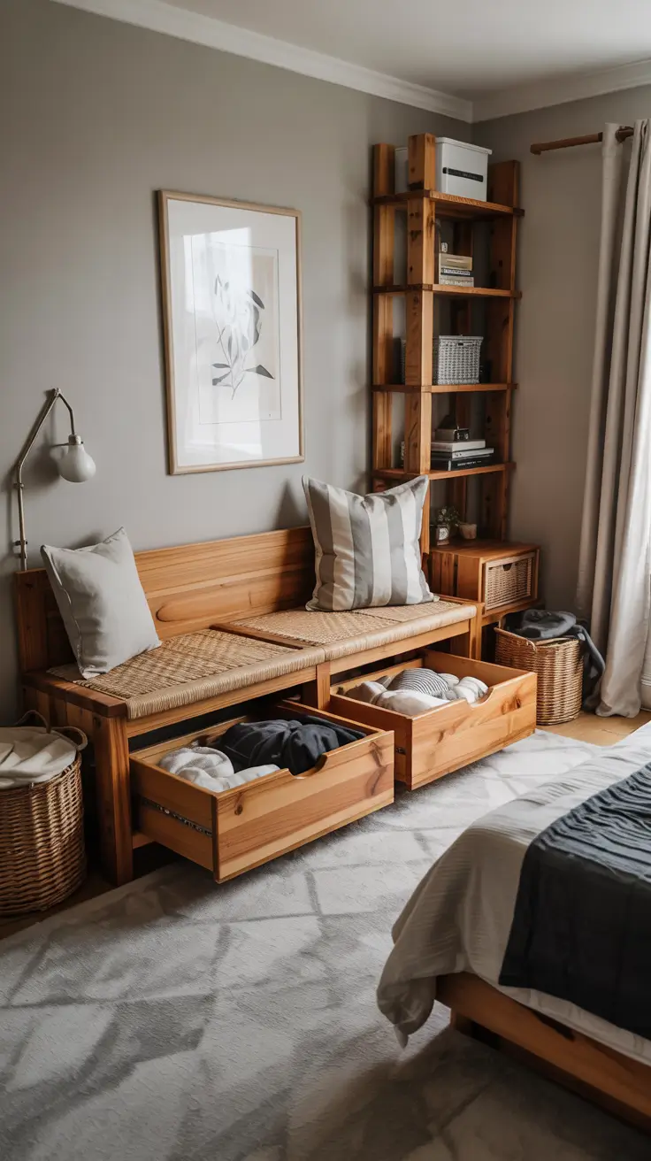 28 Bedroom Bench Ideas 2026 For Modern, Small, And Stylish Spaces