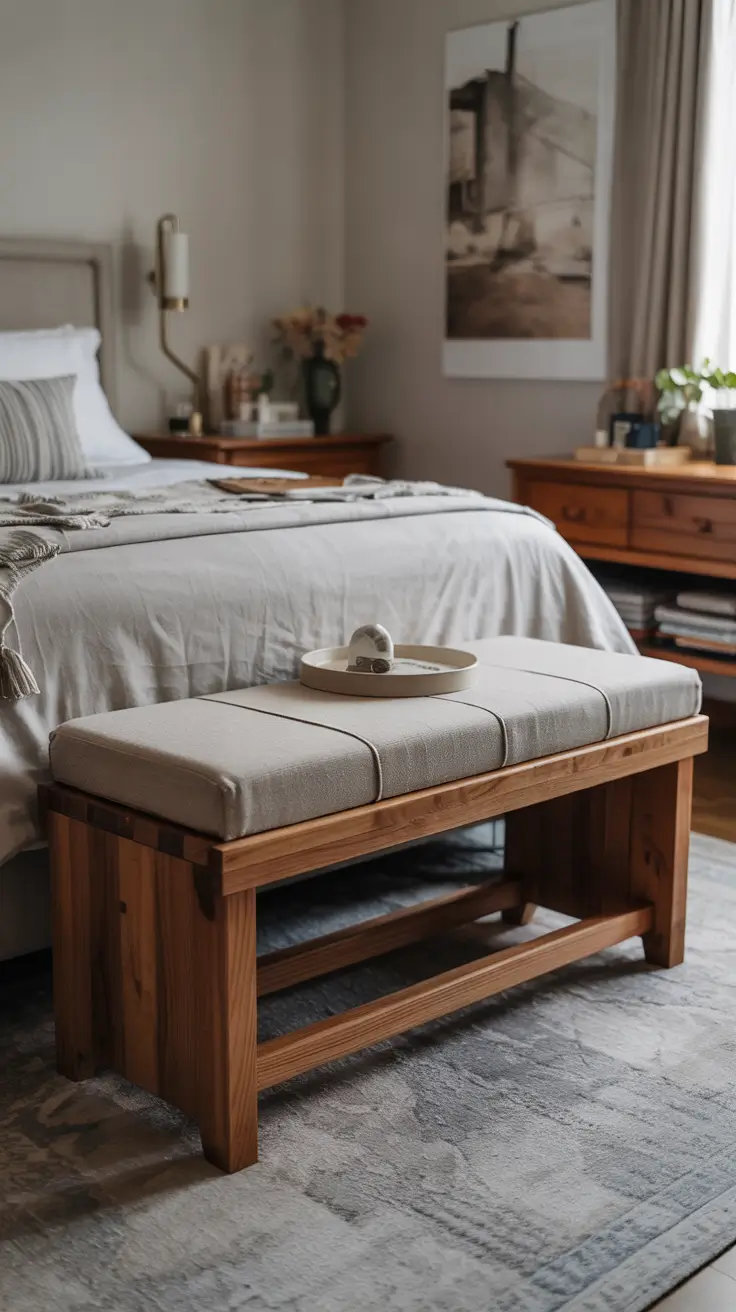 28 Bedroom Bench Ideas 2026 For Modern, Small, And Stylish Spaces