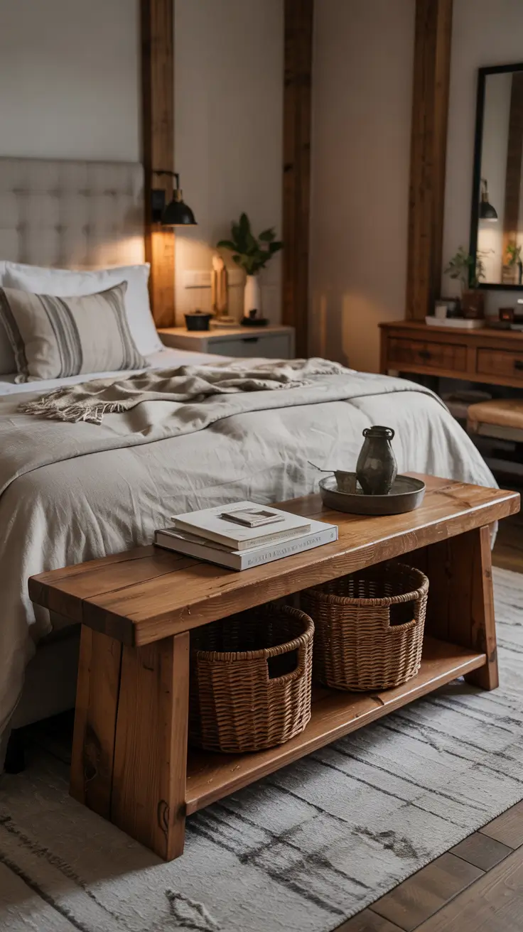 28 Bedroom Bench Ideas 2026 For Modern, Small, And Stylish Spaces