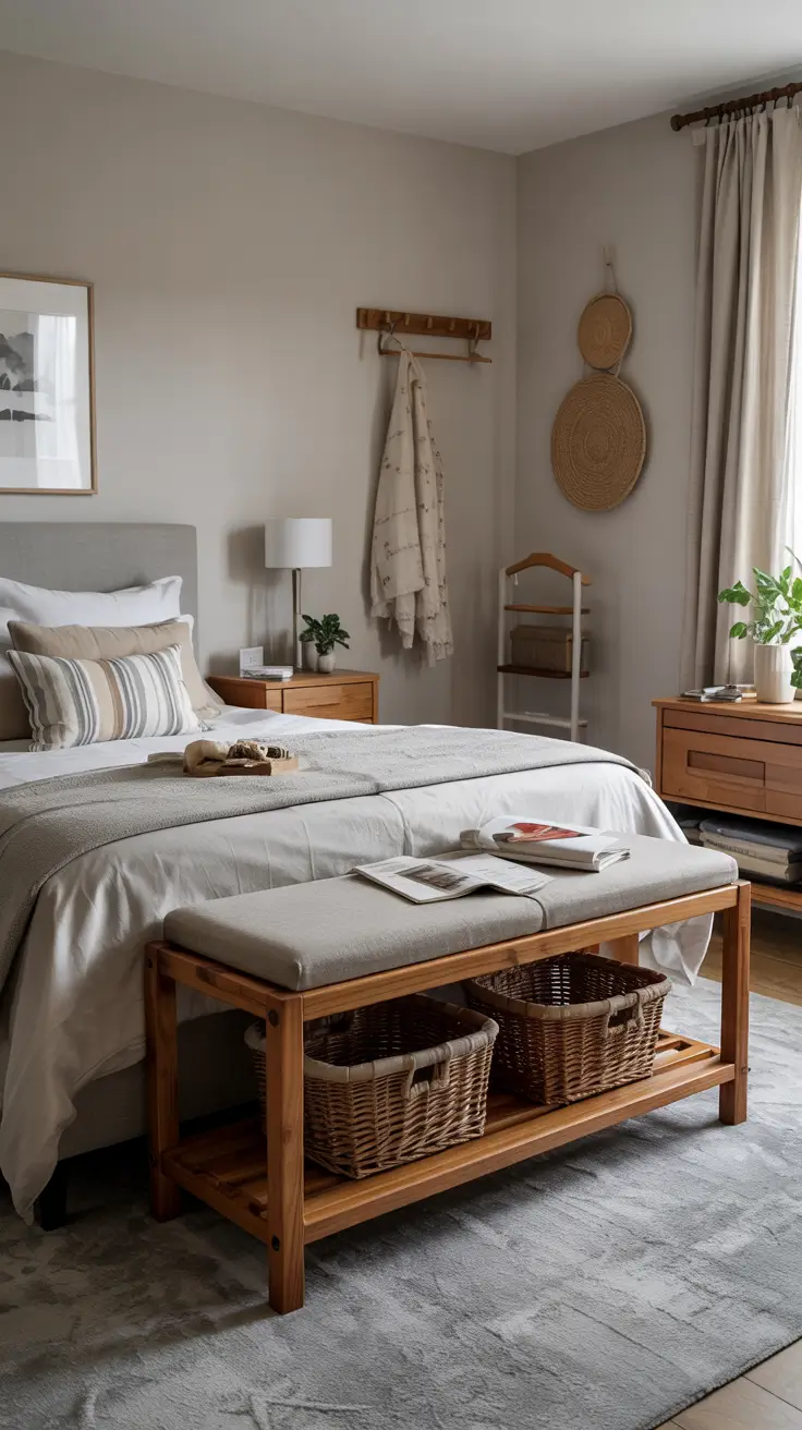 28 Bedroom Bench Ideas 2026 For Modern, Small, And Stylish Spaces